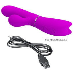 Pretty Love Vibro Rabbit Clit Vibe Pretty Love 10 x 3.2cm Rose